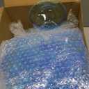 Zopeal 50 Pcs Champagne Glasses 5 oz Unbreakable Plastic Martini Glasses Disposable Wine Cups Stackable Stemmed Champagne Coupe Party Stem Cups for Valentine's Day Wedding Birthday Bar (Blue)