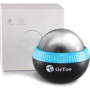 Cryosphere Cold Massage Roller Ball - 2.8 Inch Ice Massage Ball for Deep Tissue, 6 Hours Cold Therapy, Detachable Rolling Ball, Blue and Black