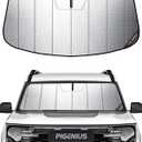 Windshield Sunshade for Ford Bronco Sport 2021-2025 Front Window Sun Shade - HyperShield (Flash Silver(HyperShield))