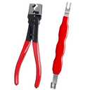 2 Pieces Electrical Disconnect Pliers for Cars, Car Hose Clamp Pliers and Electrical Connector Separator Tool