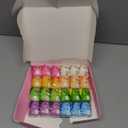 Valentines Day Gifts for Kids School, 24 Packs Axolotl Squishy Toys Bulk with Valentines Day Card for Classroom Exchange Party Favors,Fidget Squishy Toys Slow Rise Squishies for Boys Girls