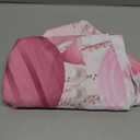 Riyidecor Pink Bow Happy Birthday Banner Backdrop 7Wx5H Feet Polyester Fabric Girls Coquette Birthday Decorations Bownot Balloons Photography Background Bachelorette Decor Banner Studio Photo Shoot