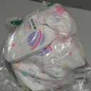 Inflatable Nursing Pillow for Breastfeeding  Travel Baby Feeding Cushion for Mom Support, Adjustable Waist Strap, Removable 100% Cotton Cover  Portable Newborn Essentials (White+pink)