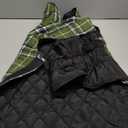 Kuoser Warm Dog Coat, Waterproof Dog Jacket for Extra Large Dogs, Adjustable Durable XL Doggie Winter Coat Reversible Cozy Puppy Cold Weather Apparel from Small to Large Breed, Green XL