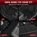 LASFIT 10PCS Floor Mats for Tesla Model Y Juniper 2025/2026 TPE Custom Fit All Weather Model Y Juniper Accessories Cargo Mat Waterproof Trunk Mats Full Set