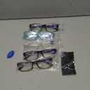 Gaoye Professional Reading Glasses for All Day - Computer Readers with Blue Light Protection - Value Pack (0.75)