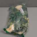 TOCHGREEN 4 Pack 24Ft Artificial Eucalyptus Flower Garland with Champagne Roses, Fake Rose Flower Greenery Garland Floral Vines for Wedding Home Party Table Runner Decor (4PCS, Champagne)