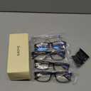 Gaoye 2.5 Professional Reading Glasses for All Day - FSA-HSA - Computer Readers with Blue Light Protection (A2-5 Pack Flower Vibes)