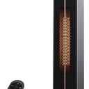 Electric Heaters for Indoor Use, 32 Space Heater Large Room with Remote, 120 Oscillation, 5 Heat Levels, 3 Modes, Multiple Safety Protections, 1500W Ceramic Tower Heater for Bedroom, Silver