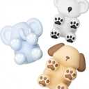 Li&Zhao Pen Pencil Holder Stand for Desk - 3 PCS Pen Stand Cute Holder for Desk for Kids Organizer Cute Office Decor, Animal Pencil Holder (Puppy-Koala-Elephant)