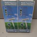 moonoom 2 Pcs 4 in1 Mesh Screen Cleaner, Detachable Window Screen Cleanning Brush with Wet and Dry Dual-Use, Multi-functional Window Glass Net Cleaner Tool for Dusty Corners