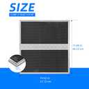 HPF36 Type Xd Non-Ducted Replacement Charcoal Filter Kit for Broan Dual Filter Replaces Models S97020467-2Pack