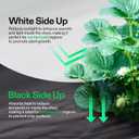 VIVOSUN Black and White Panda Film, 10 x 50 5.5 Mil Poly Film, Blackout Tarp for Warm House