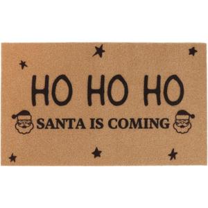 duduta Christmas Doormat Outdoor 16.5"x28", Hohoho Coco Coir Holiday Welcome Entrance Door Mat Non Slip