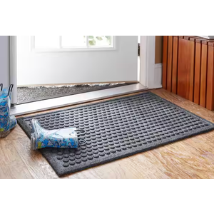 Black Front Door Mat 36x24in