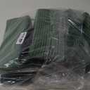 Small Storage Baskets for Organizing | Closet Organizer Bins | Shelf Toy Basket | Woven Rope Baskets | Cube Decorative Box | Shallow Basket | 13x8.5x5.1 | 3 Packs Green