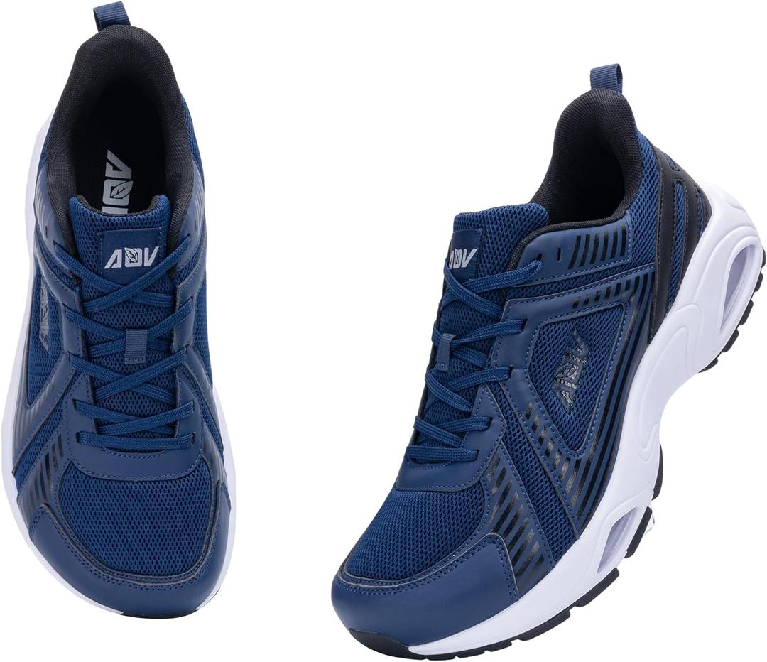 N BESUNEW Mens Wide Toe Box Running Shoes Slip On Orthotic Plantar Fasciitis Tennis Sneakers Arch Support Walking Shoes for Gym Jogging Sports US 8-13