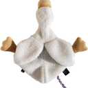 Veronea Helga The Goose, Pacifier Holder, Security Blanket Lovey, Infant Stuffed Toy, 9.8 Inches (Pack of 1) (Cannoli Cream)