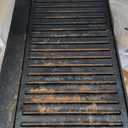 ProSource 2-in-1 Reversible 19.5 x 9 Cast Iron Griddle with Handles, Preseasoned & Non-Stick for Gas Stovetop, Oven and Open Fire.