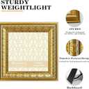 VIOLABBEY 6x6 Picture Frame Gold, Vintage Photo Frame for Wall or Tabletop Display, Classic Design for Office Home Decor, Fits 6x6 Pictures