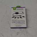 Emerge Tech ReTrak ETPRU6M Universal USB Extension Retractable Cord, Black, 6 feet