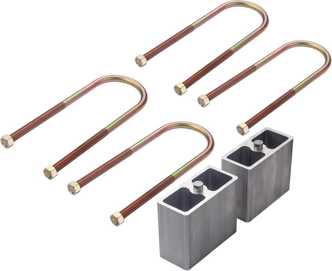 4" Lowering Block Kit and U-bolts Kit,Universal Leaf Spring Lowering Block Kit