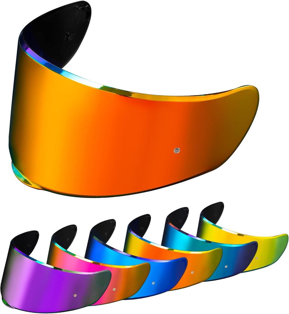 PSLER Sedici Strada 2 Visor - Sedici Strada 2 and Strada 3 Face Shield Motorcycle Helmet visor Accessories Replacement for LS2 FT2 VECTOR Sedici Strada 2 Strada 3 FF801 FF397Deep red