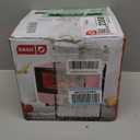 Dash Mini Toaster Oven - Sleek & Stylish - For Creative Homemade Treats - Compact, Space-Saving Design - adjustable temperature dial - Removable Baking Tray - Pink