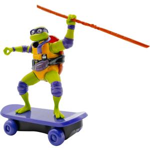 Teenage Mutant Ninja Turtles Toy, Donatello Sewer Shredder Pullback Skateboard, Mutant Mayhem TMNT Collectible Ninja Turtle, Ages 3+