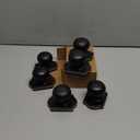 Goldenwarm Oil Rubbed Bronze No-Function Dummy Door Knobs,Single-Side Door Knob Handles for Closet & French Doors, No-Turning Pull/Handle Function 6 Pieces