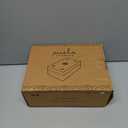 Mela Artisans Wooden Keepsake Box | Light Burnt Mango Wood Memory box | Photo Storage Box with Hinged Lid | Decorative Storage Box | Extra Large | 10.5x7.5x4 Inch