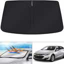 KUST Windshield Sun Shade for Chevrolet Chevy Malibu Accessories 2016-2024 2025 Sunshade Sun Visor Protector Foldable Blocks UV Rays Keep Your Car Cooler
