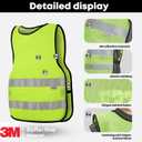 2 x SIFE Kids' Safety Vest for Young Explorers,6 Color Options,Compatible with 3M Technology (Pink, XS)