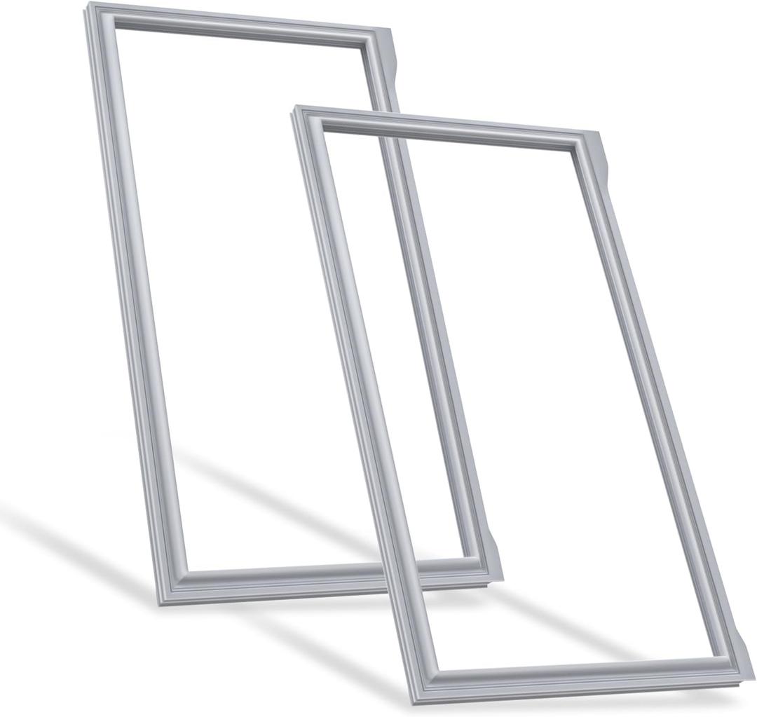 2 Pack Upgraded W10830274 Refrigerator French Door Gasket Part For Maytag Whirlpool Refrigerator Door Gasket Freezer Door Seal Replaces EAP11759518 W10443273 PS11759518 WRX735SDBM02 WRX735SDHZ10