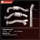 2-PC Left and Right Catalytic Converter Kit Compatible with F150 2015 2016 2017 2018 2019 2020 3.5L V6 Turbocharged, Reference OE: 52605 645146 645168 645169, EPA Compliant