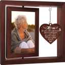 Vetbuosa Memorial Gifts for Loss of Mom Picture Frame,Sympathy Gifts for Loss of Mom,Bereavement Remembrance Funeral Condolence Gifts for Loss of Mother,Fits 4x6 In Photo (Mom)