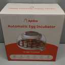 18 Egg Incubator, Automatic and Adjustable Egg Turning, Egg Candler, Temperature and Humidity Control, Hatch Day, 2 Size Egg Tray, Automatic Water Refill, Hatching Chicken Quail Duck Turkey Goose Bird