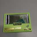 KEYYOU Lash Extension Kit 3D Effect Volume Lash Clusters Flaunt Style 144PCS D Curl Waterproof DIY Kit Flora Inspired Wispy Look LengthLock 818mm Ultra-Thin Black Band (PuffSilk V3D01 Kit)