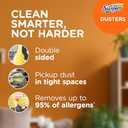 Swiffer Duster Heavy Duty 3 ft Extendable Handle Starter Kit with 3 Refills (4 Piece Set)
