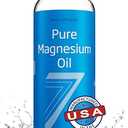 Seven Minerals Pure Magnesium Oil Spray, Big 12oz, USP Grade, Extra Strength, for Feet, Sleep, Muscle Pain & Cramps - Mined in The USA
