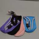 4 Pack,DanziX Neoprene Sleeve Bottle Cup Carrier Pouch,Fit for All 16oz-21oz Portable Sport Water Bottle-Black,Blue, Pink,Purple