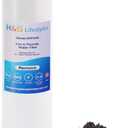 H&G Lifestyles Iron & Manganese Water Filter Cartridge for Well Water,4.5 x 20 Whole House Water Filtration System,Compatible with 20 Inches Water Filter Housing