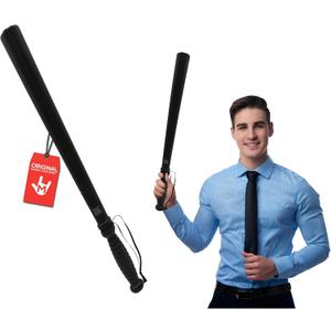 Morph Deluxe Hollow Toy Large Plastic Police Cop Baton Club Costume Accessory Prop, Black, 20 Inches