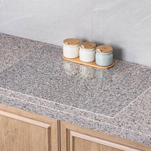 2 Pack 
Clear Silicone Countertop Protector Mat, Non Slip & Heat Resistant Mats for Kitchen Countertop,Silicone Table Desk Protector Mat (23.6" *15.7")