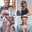 2 x Compatible with iPhone Air Case, Shockproof Liquid Silicone Protective Phone Case with Soft Anti-Scratch Microfiber Lining Ultra Slim Drop Protection Phone Cover (Pink)