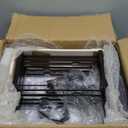 8 Drawers Rolling Storage Cart with Wooden Top, Multipurpose Utility Cart with Opening Shelf & Lockable Wheels, Storage Drawer Cart Organizer for Home Office Craft Room Classroom, Brown