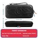 Peziang Nintendo Switch 2 Case 2025: Waterproof Shockproof Carrying Bag with 10 Game Card Slots, Fits AC Adapter/Dock/Joy-Con  Perfect Gift for Gamers