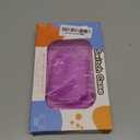 DLseego Protective Hard Case for Nintendo Switch 2 2025, Soft Grip Cover for Joy Con,Detachable JoyCon Controller Shockproof & Scratch-Resistant Console Shell, 4 Love Thumb Grips,Transparent- Purple