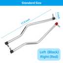 LH/RH Steering Drag Link Set fits 532194740 & 532194741 for Husqvarna Craftsman Murray Dixon Jonsered Poulan Pro AYP EHP WeedEater 194740 194741