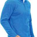 TACVASEN Mens Quarter Zip Sweatshirt Long Sleeve Pullover 1/4 Zip Up Golf Shirt for Men Winter Fleece Lined Thermal Sweater (XL)